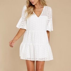 Red Dress Boutique White Eyelet Dress
